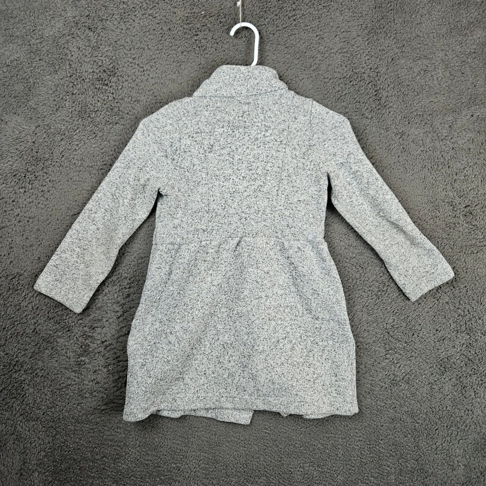 Patagonia Girls Sweater Coat White Grey Marled 65686 Size S 7-8 - Picture 7 of 8